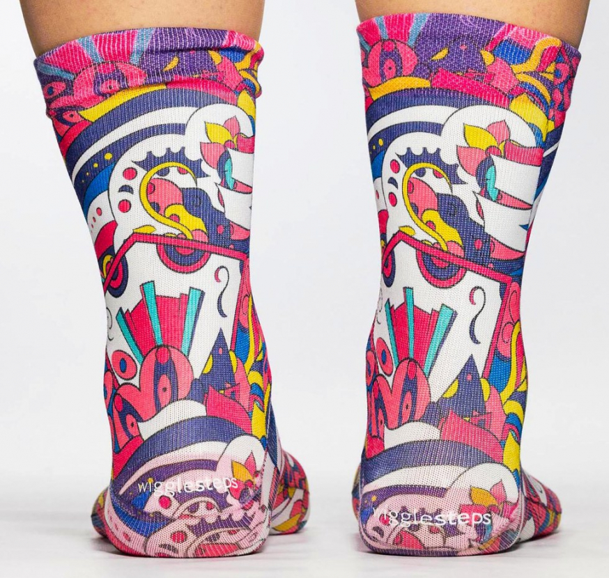 Wigglesteps Damen - Socken - Style: 04960 - New Grafik Art