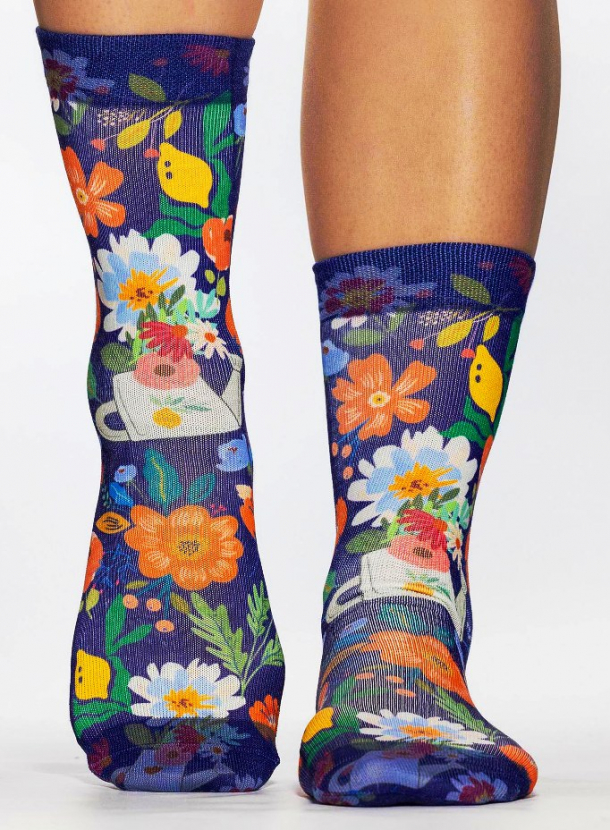 Wigglesteps Damen - Socken - Style: 04961 - Blumenzeit