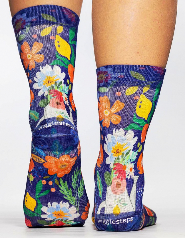 Wigglesteps Damen - Socken - Style: 04961 - Blumenzeit