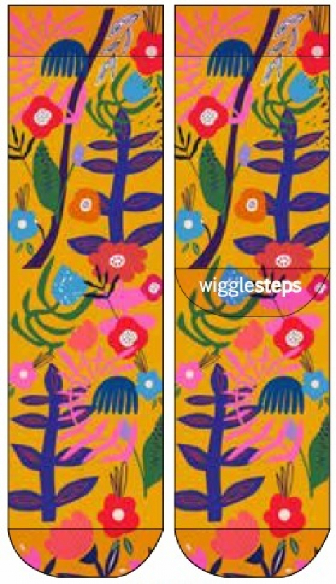 Wigglesteps Damen - Socken - Style: 04962 - Cool Flowers