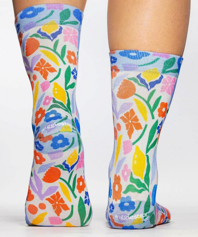 Wigglesteps Damen - Socken - Style: 04963 - Blumenkunst