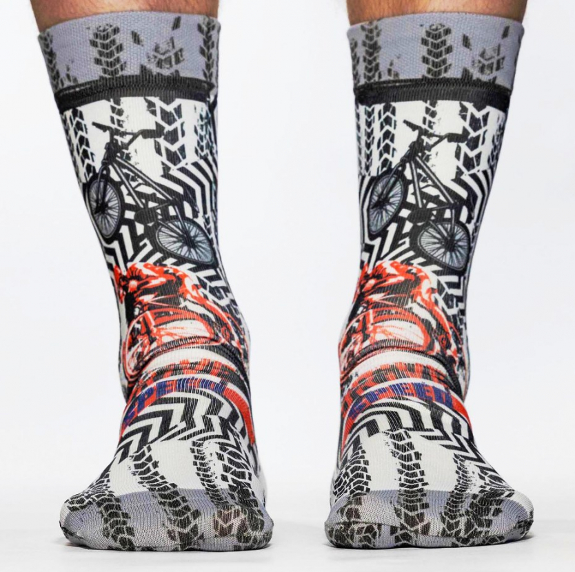 Wigglesteps Herren - Socken - Style: 04977 - Fahrrad
