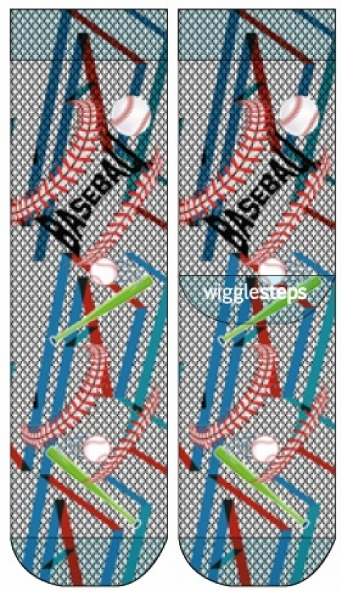Wigglesteps Herren - Socken - Style: 04981 - Baseball
