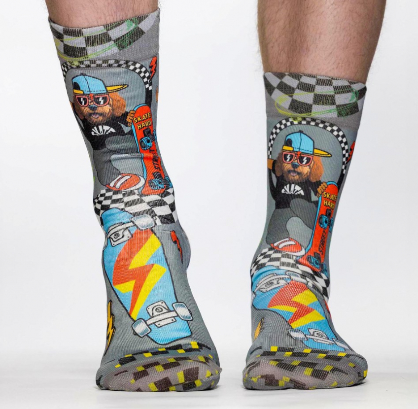 Wigglesteps Herren - Socken - Style: 04991 - Skate Hard