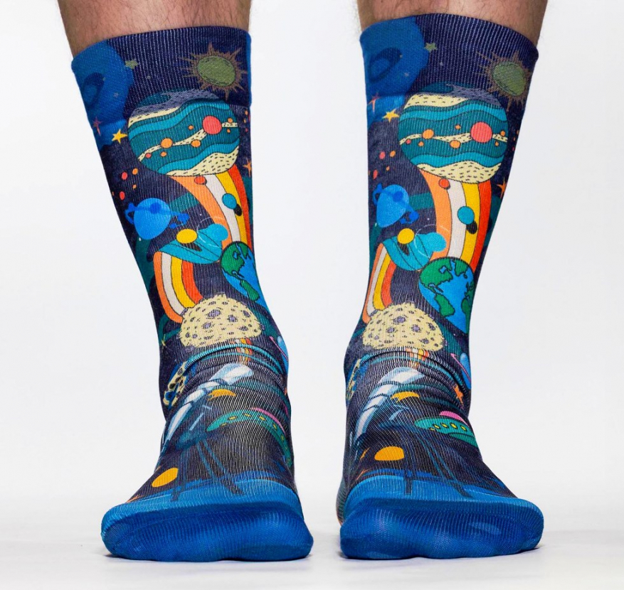 Wigglesteps Herren - Socken - Style: 04992 - Universe