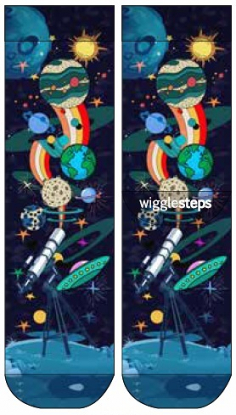 Wigglesteps Herren - Socken - Style: 04992 - Universe