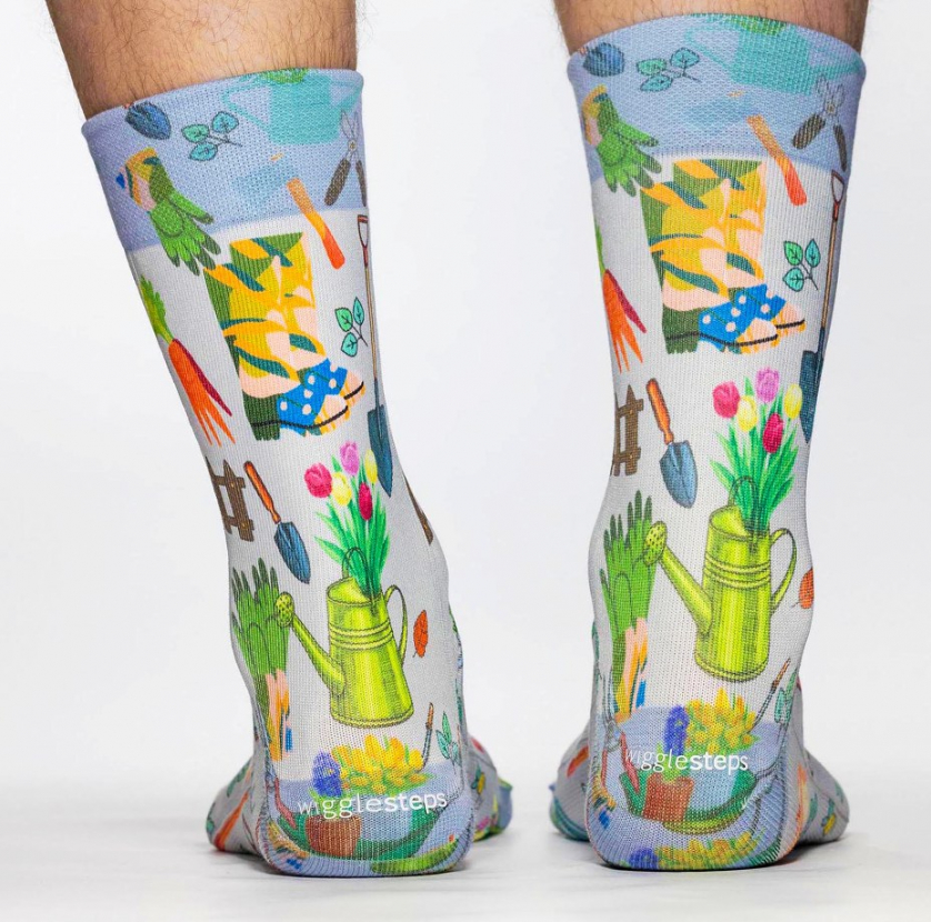 Wigglesteps Herren - Socken - Style: 04998 - Hobbygärtner