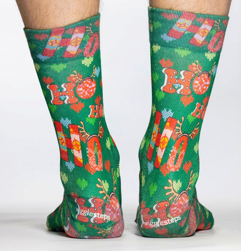 Wigglesteps Herren - Socken - Style: 05017 - Ho-Ho-Green