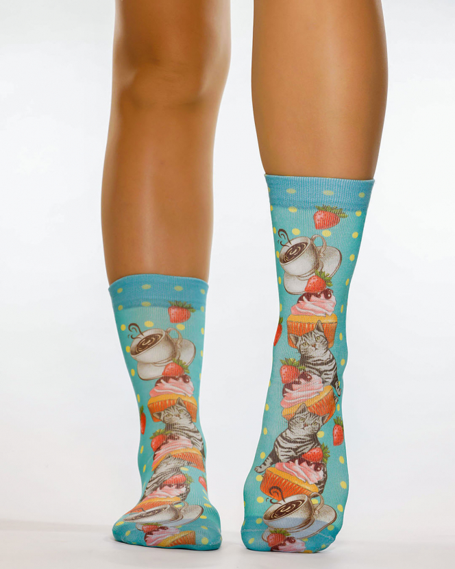Wigglesteps Damen - Socken - Style: 05146 - Coffee Mood