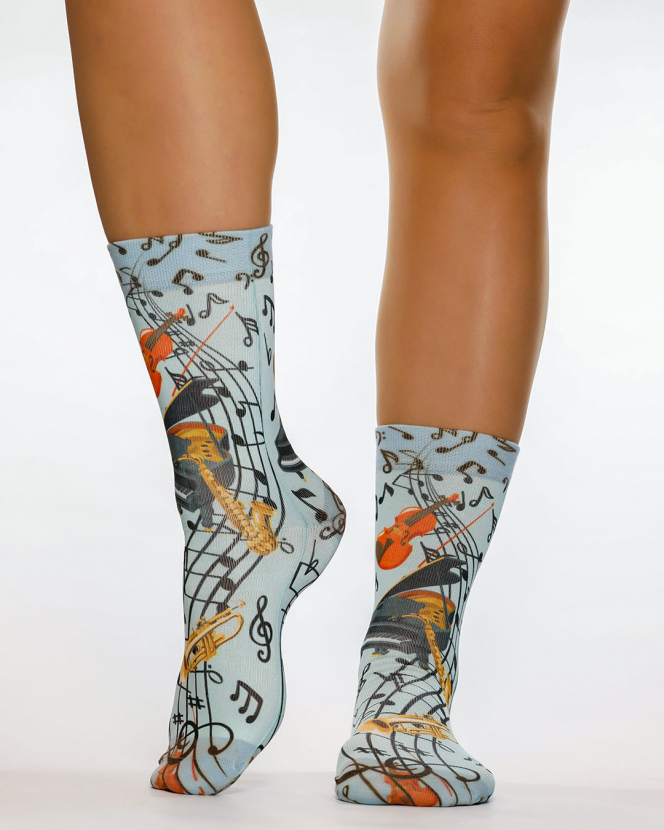 Wigglesteps Damen - Socken - Style: 05147 - Orchestra Türkis