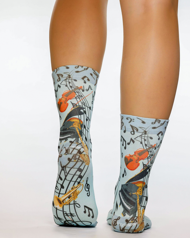 Wigglesteps Damen - Socken - Style: 05147 - Orchestra Türkis