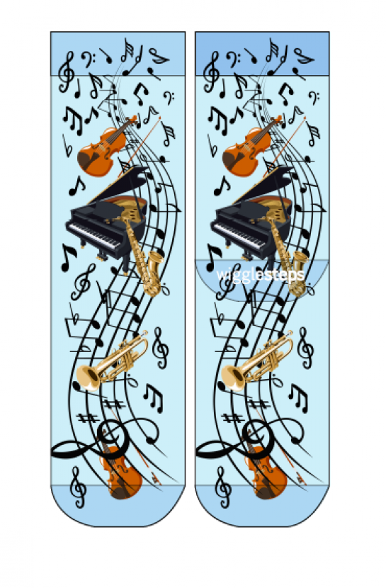 Wigglesteps Damen - Socken - Style: 05147 - Orchestra Türkis