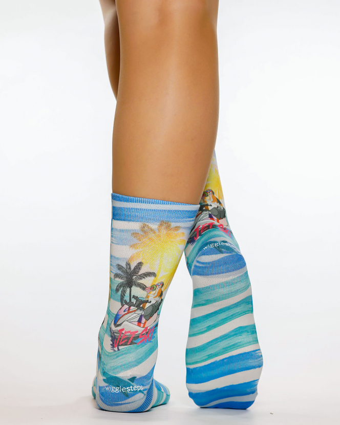 Wigglesteps Damen - Socken - Style: 05149 - Jet Ski Fun