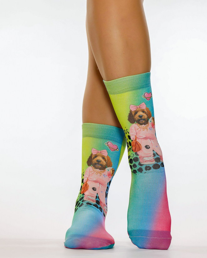 Wigglesteps Damen - Socken - Style: 05164 - Cindy Rainbow