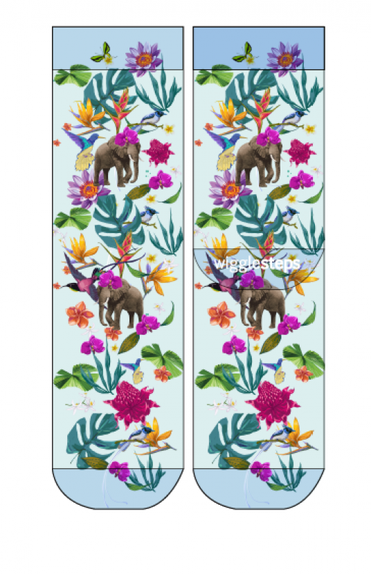 Wigglesteps Damen - Socken - Style: 05168 - Elefanten Lady :-)
