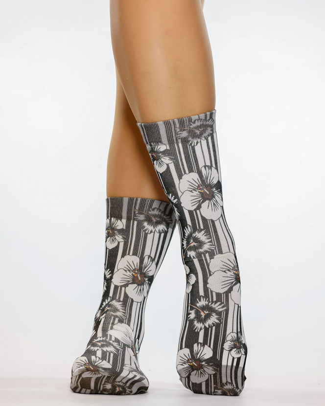 Wigglesteps Damen - Socken - Style: 05178 - Flowerline