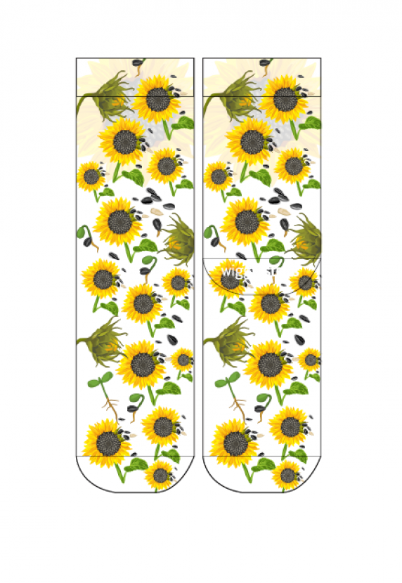 Wigglesteps Damen - Socken - Style: 05187 - Sonnenblume