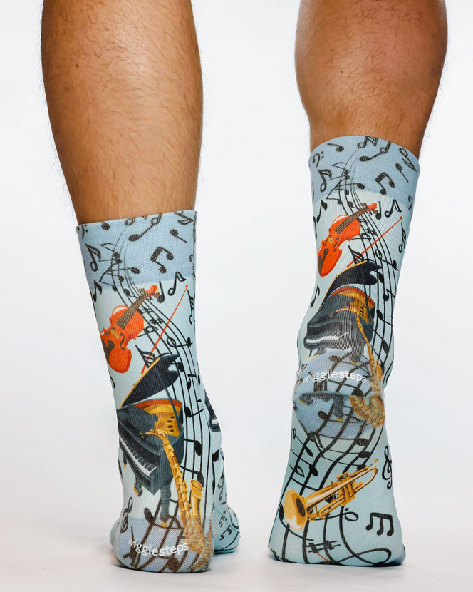Wigglesteps Herren - Socken - Style: 05217 - Musikzeit