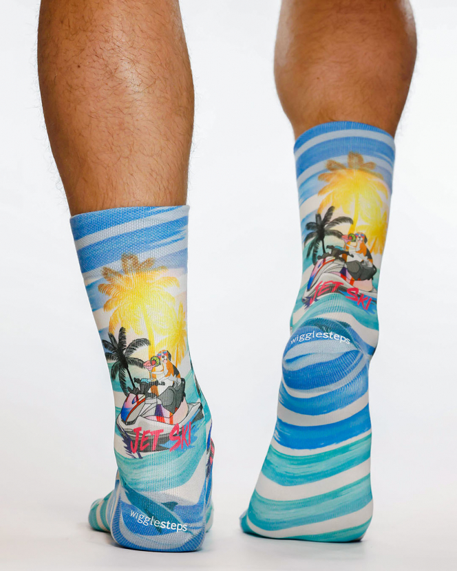 Wigglesteps Herren - Socken - Style: 05223 - Jet Ski Fun