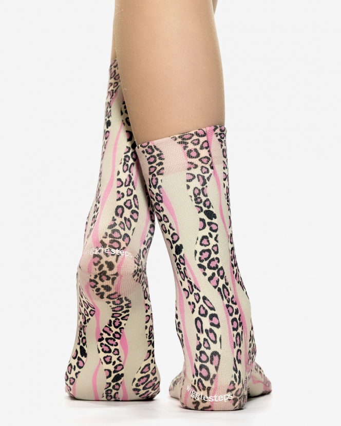 Wigglesteps Damen - Socken - Style: 05330 - Leo Wave Pink