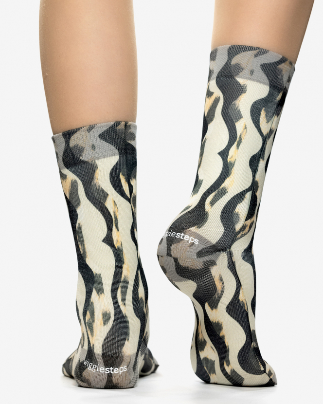 Wigglesteps Damen - Socken - Style: 05331 - Leo Wave Black