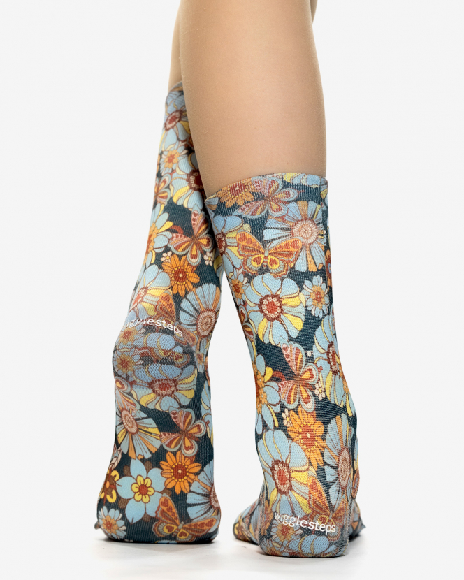 Wigglesteps Damen - Socken - Style: 05337 - Herbstblumen