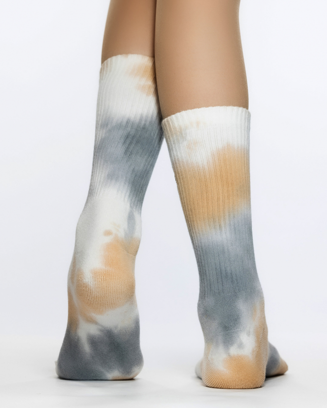 Tie Dye Wigglesteps - Frottee Sportsocken - Batik Farbset: 5426