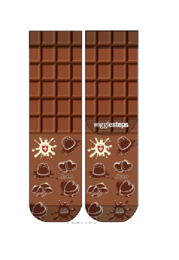 Wigglesteps Herren - Socken - Style: 05455 - Swiss Chocolate