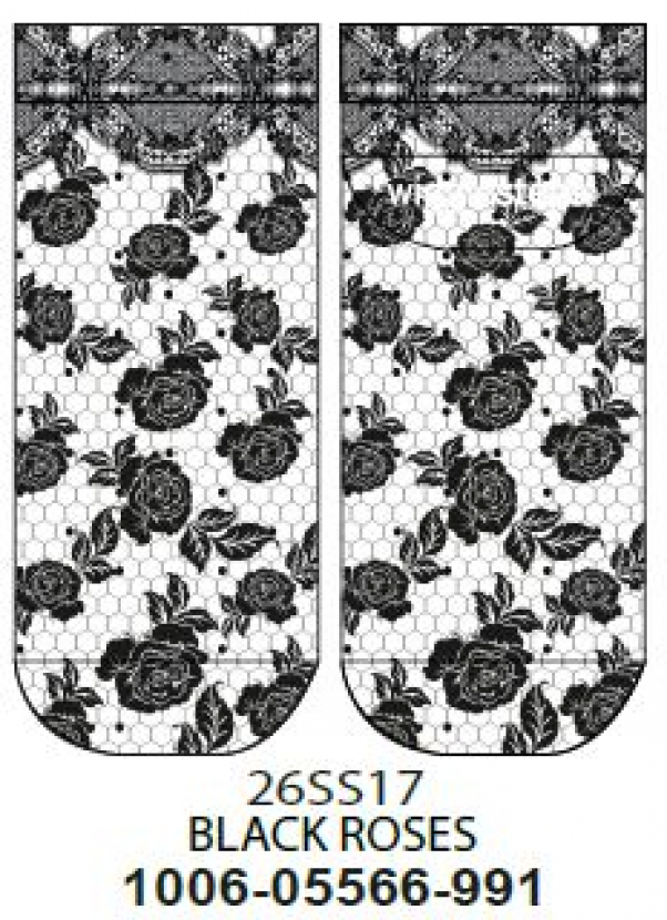 Wigglesteps Damen - Sneaker - Style: 05566 - Vintage Black Rose