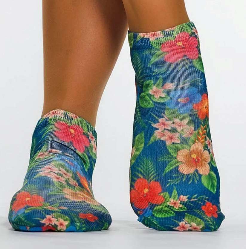 Wigglesteps Damen - Sneaker - Style: 05567 - Purple Flowers