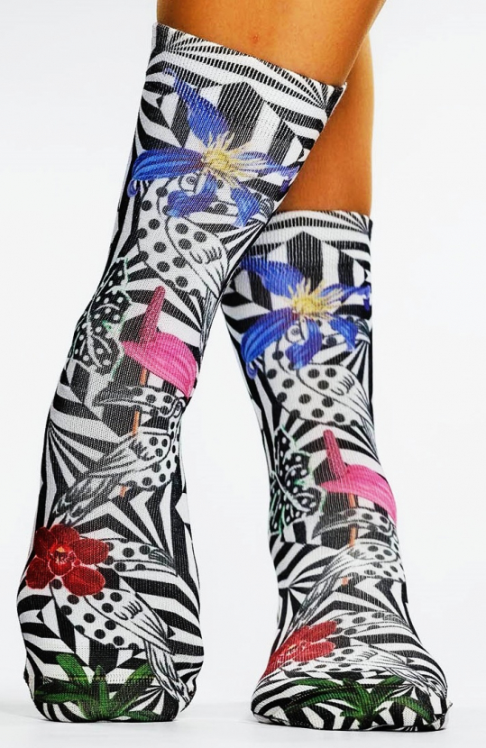 Wigglesteps Damen - Socken - Style: 05602 - Secret Birds