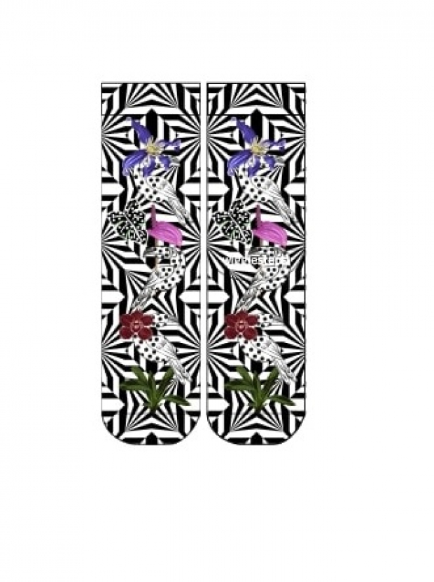 Wigglesteps Damen - Socken - Style: 05602 - Secret Birds