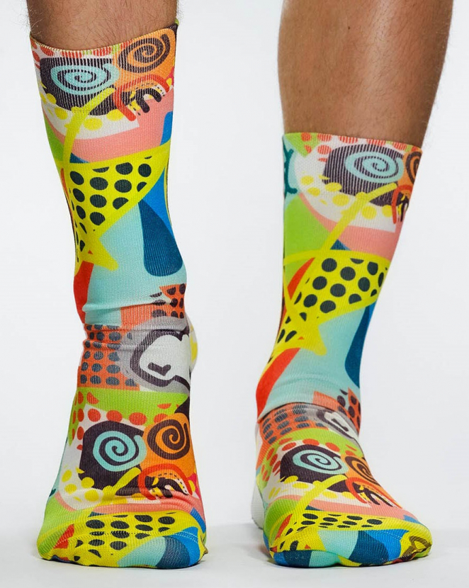 Wigglesteps Herren - Socken - Style: 05650 - Pop Picasso
