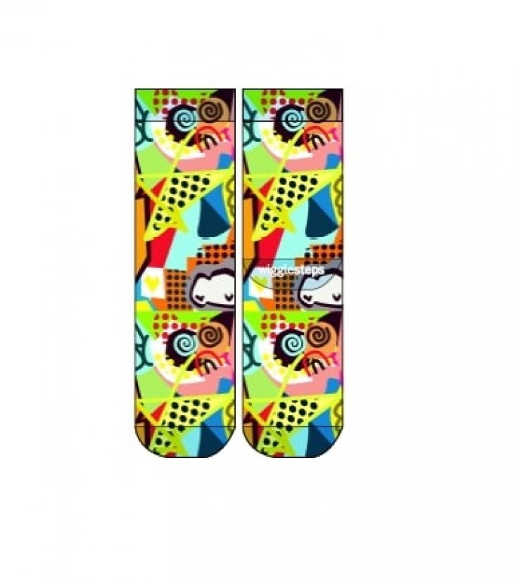 Wigglesteps Herren - Socken - Style: 05650 - Pop Picasso