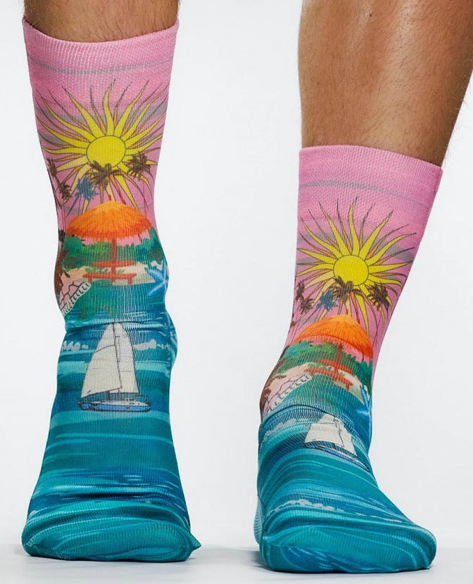 Wigglesteps Herren - Socken - Style: 0x5663 - Ocean Dream