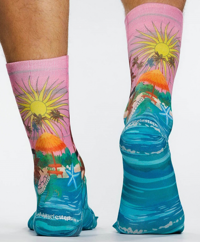 Wigglesteps Herren - Socken - Style: 0x5663 - Ocean Dream