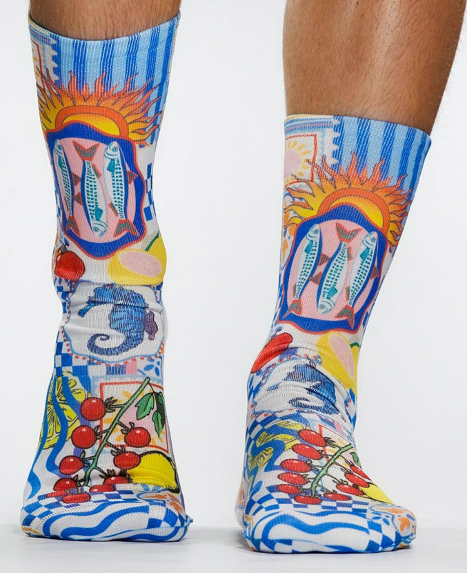 Wigglesteps Herren - Socken - Style: 05668 - Seafood