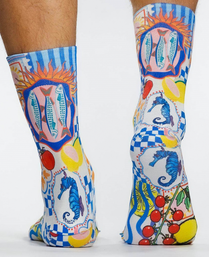 Wigglesteps Herren - Socken - Style: 05668 - Seafood