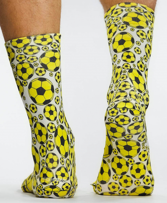 Wigglesteps Damen - Socken - Style: 05696 - Fussball Gelb