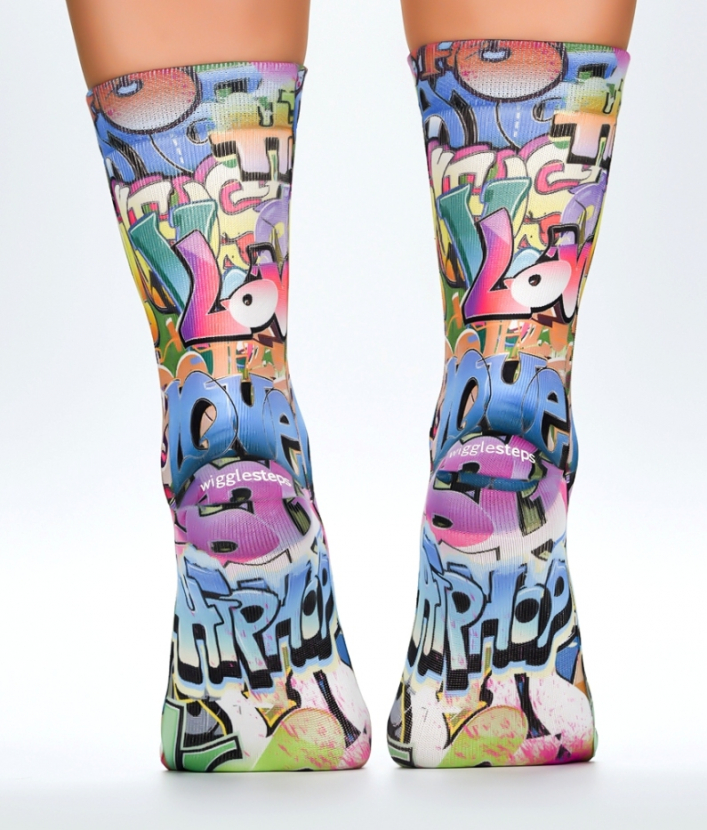 Wigglesteps Herren - Socken - Style: 05697 - Graffitti One