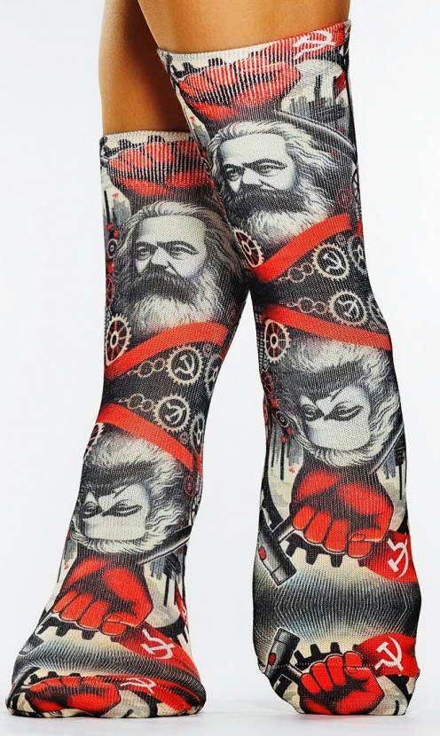 Wigglesteps Damen - Socken - Style: 05722 - Karl Marx