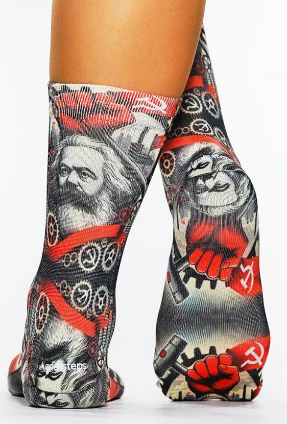 Wigglesteps Damen - Socken - Style: 05722 - Karl Marx