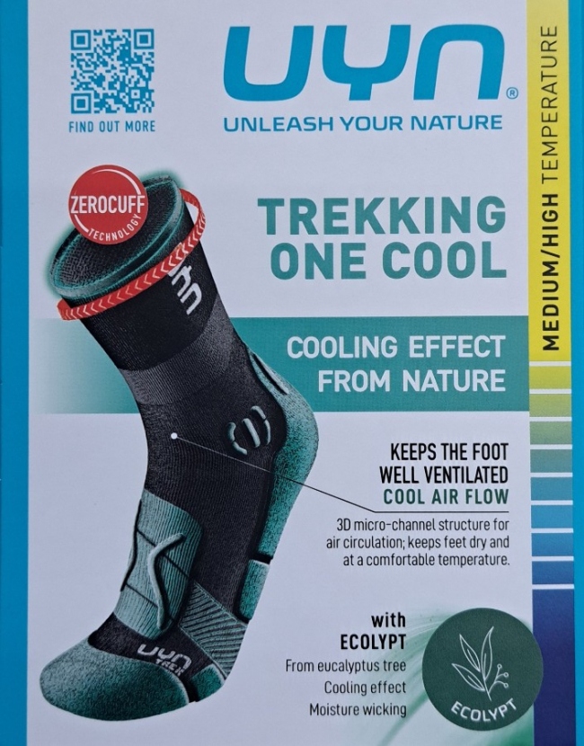 UYN Damen - Trekking One Cool - Schwarz/Grau