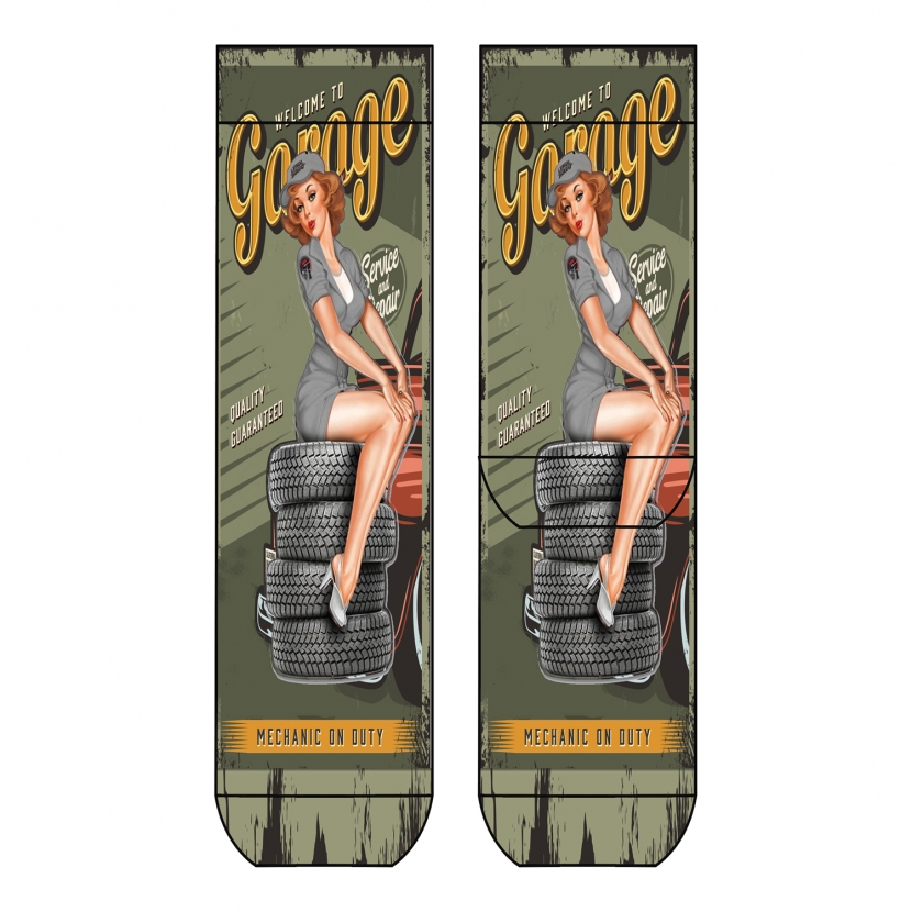 Cool 7 Herrensocken (One Size 41/45) - Motiv - EX04