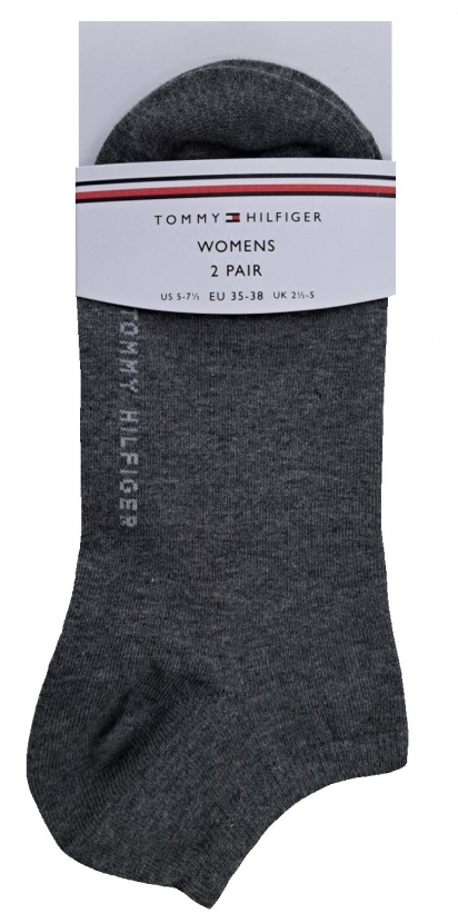 2 Paar Tommy Hilfiger - Damen Sneaker - Anthrazit - Größe 35/38