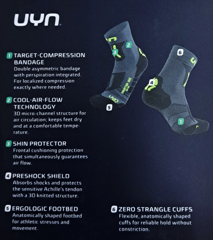 UYN Herren - Cycling MTB - Mountainbike Performance - Anthrazit