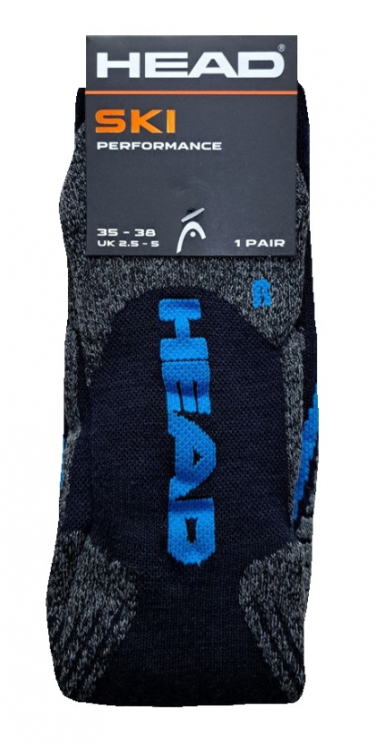Head Ski Funktions Kniestrumpf - Modell: Performance Blue