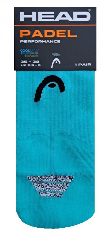 HEAD Performance - Padel Crew Sportsocken - Aqua