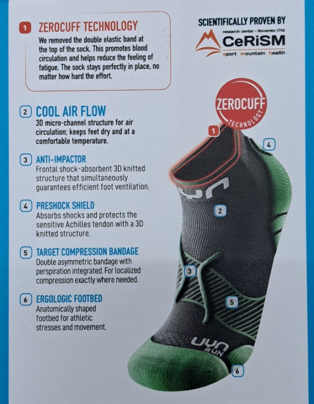 UYN Damen - Runners One Quarter - Weiss/Coral