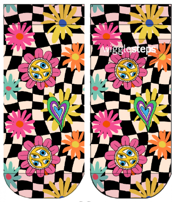 Wigglesteps Damen - Sneaker - Style: 04718 - Hypno Flower